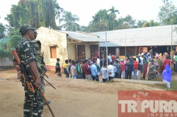 Polling underway in peaceful circumstances, no report of any major untoward incident in the state